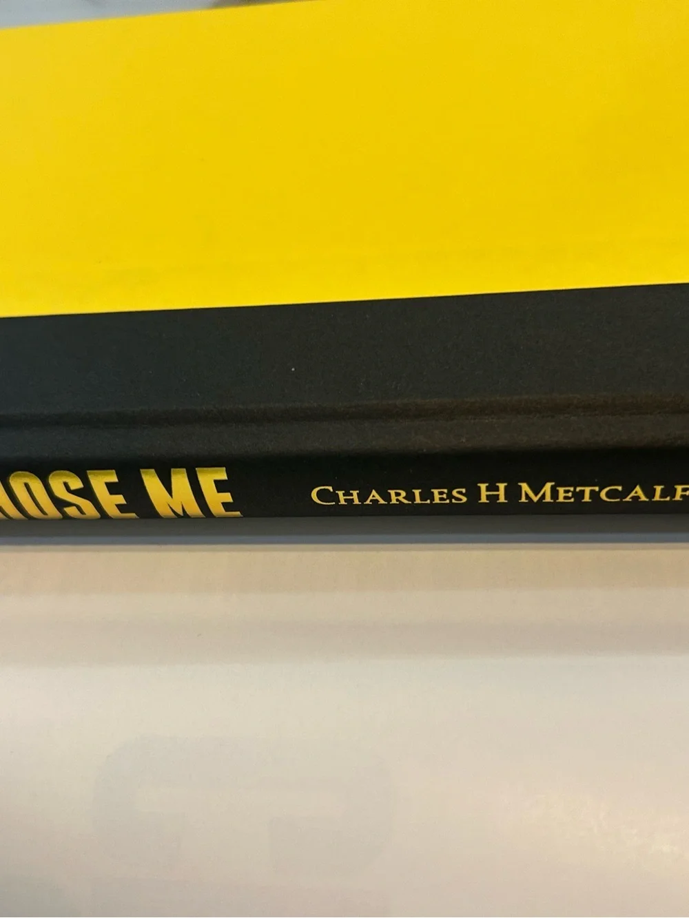 'God Chose Me' Book Christian Hardcover Journal - Yellow